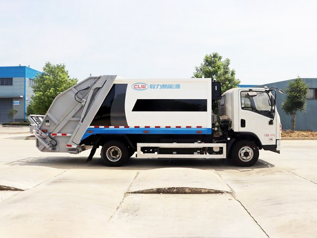 東風華神8方純電動壓縮垃圾車