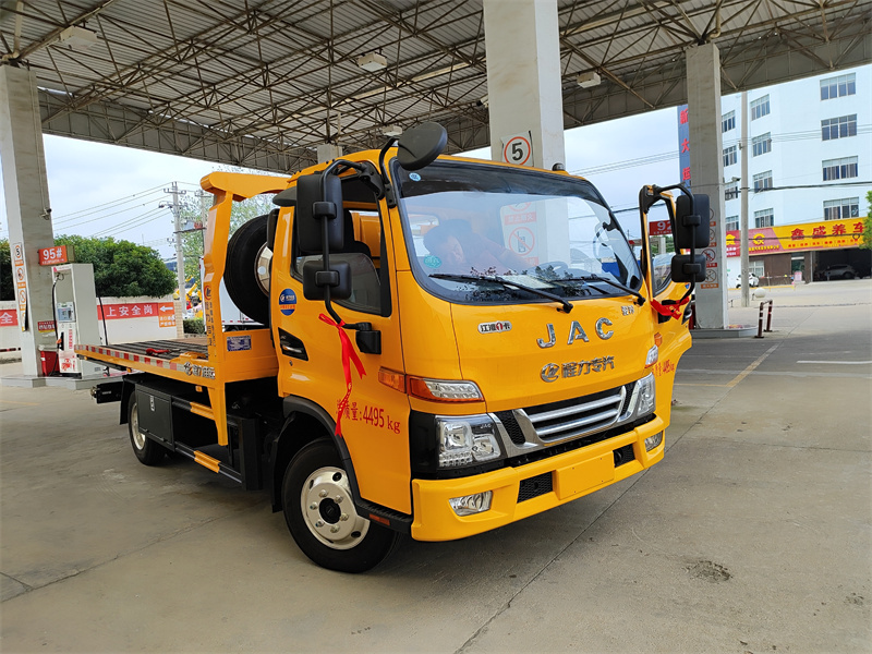 國六江淮駿鈴V5藍牌清障車