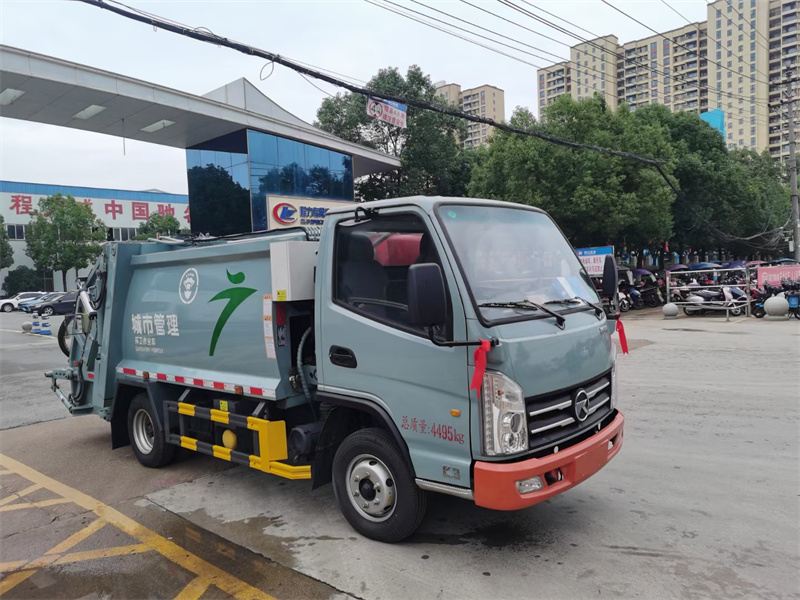 國六4立方 藍牌凱馬 壓縮垃圾車